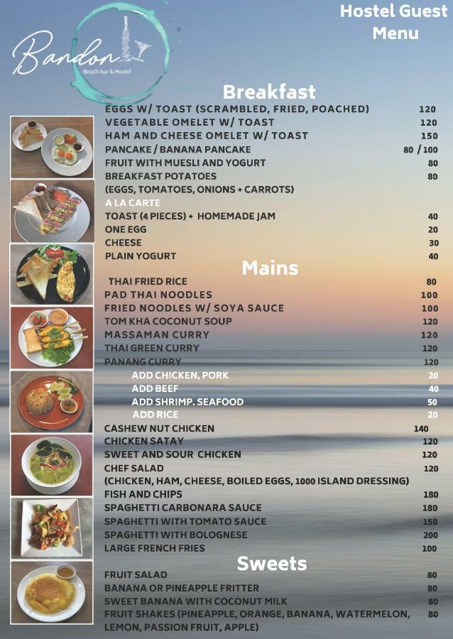 Bandon Beach Bar & Hostel (Adults Only) Ламаи-Бич Экстерьер фото